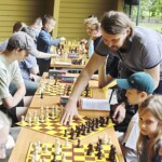 06.07.2022. Kielce. Park Miejski. Wakacyjna Szkoła Szachowa Radia Kielce / Fot. Jarosław Kubalski - Radio Kielce