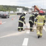 07.07.2022. Suchedniów. Wypadek na S7 / Fot. Jarosław Kubalski - Radio Kielce