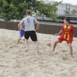 09.07.2022. Kielce. XI Turniej Piłkarski Plażowych Trójek o Puchar senatora Krzysztofa Słonia / Fot. Jarosław Kubalski - Radio Kielce