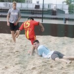09.07.2022. Kielce. XI Turniej Piłkarski Plażowych Trójek o Puchar senatora Krzysztofa Słonia / Fot. Jarosław Kubalski - Radio Kielce