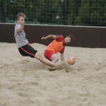 09.07.2022. Kielce. XI Turniej Piłkarski Plażowych Trójek o Puchar senatora Krzysztofa Słonia / Fot. Jarosław Kubalski - Radio Kielce