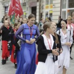 10.07.2022. Kielce. Korowód uczestników Przeglądu Piosenki Harcerskiej / Fot. Jarosław Kubalski - Radio Kielce