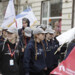 10.07.2022. Kielce. Korowód uczestników Przeglądu Piosenki Harcerskiej / Fot. Jarosław Kubalski - Radio Kielce