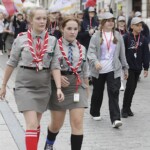 10.07.2022. Kielce. Korowód uczestników Przeglądu Piosenki Harcerskiej / Fot. Jarosław Kubalski - Radio Kielce