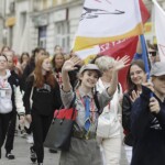 10.07.2022. Kielce. Korowód uczestników Przeglądu Piosenki Harcerskiej / Fot. Jarosław Kubalski - Radio Kielce