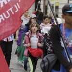 10.07.2022. Kielce. Korowód uczestników Przeglądu Piosenki Harcerskiej / Fot. Jarosław Kubalski - Radio Kielce