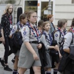 10.07.2022. Kielce. Korowód uczestników Przeglądu Piosenki Harcerskiej / Fot. Jarosław Kubalski - Radio Kielce