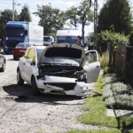13.07.2022. Kielce. Ulica Piekoszowska. Wypadek / Fot. Jarosław Kubalski - Radio Kielce