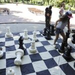 20.07.2022. Kielce. Park Miejski. Wakacyjna Szkoła Szachowa Radia Kielce / Fot. Jarosław Kubalski - Radio Kielce