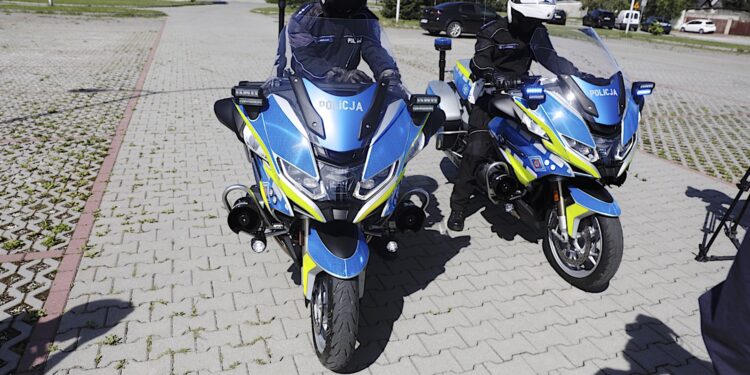 25.07.2022. Kielce. Nowe motocykle świętokrzyskiej policji / Fot. Jarosław Kubalski - Radio Kielce