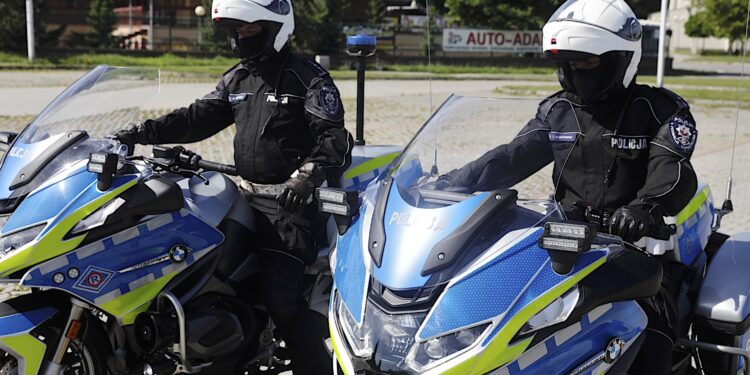 25.07.2022. Kielce. Nowe motocykle świętokrzyskiej policji / Fot. Jarosław Kubalski - Radio Kielce