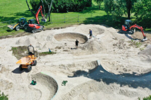 13.07.2022. Kielce. Budowa pumptracka / Fot. Jarosław Kubalski - Radio Kielce