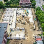 08.07.2022. Kielce. Budowa hali sportowej przy I Liceum Ogólnokształcącym im. Stefana Żeromskiego w Kielcach / Fot. Jarosław Kubalski - Radio Kielce