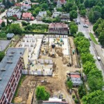 08.07.2022. Kielce. Budowa hali sportowej przy I Liceum Ogólnokształcącym im. Stefana Żeromskiego w Kielcach / Fot. Jarosław Kubalski - Radio Kielce