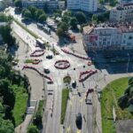 Kielce. Skrzyżowanie ul. Ogrodowej, Jana Pawła II i Seminaryjskiej / Fot. Jarosław Kubalski – Radio Kielce
