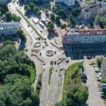25.07.2022. Kielce. Skrzyżowanie ul. Ogrodowej, Jana Pawła II i Seminaryjskiej / Fot. Jarosław Kubalski – Radio Kielce