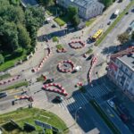 25.07.2022. Kielce. Skrzyżowanie ul. Ogrodowej, Jana Pawła II i Seminaryjskiej / Fot. Jarosław Kubalski – Radio Kielce
