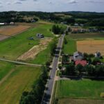 28.07.2022. Łagów. Droga powiatowa, łącząca Łagów z miejscowością Sędek / Fot. Jarosław Kubalski - Radio Kielce