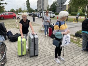 Kielce. Wyjazd niepełnosprawnych na obóz rehabilitacyjny / Fot. Kamil Król - Radio Kielce