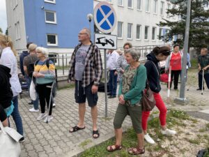 Kielce. Wyjazd niepełnosprawnych na obóz rehabilitacyjny / Fot. Kamil Król - Radio Kielce