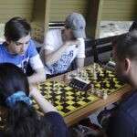 21.07.2022. Kielce. Park Miejski. Wakacyjna Szkoła Szachowa Radia Kielce / Fot. Jarosław Kublaski - Radio Kielce