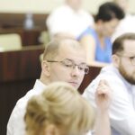 21.07.2022. Kielce. Sesja rady miasta. Na zdjęciu: radny Michał Braun / Fot. Jarosław Kubalski - Radio Kielce