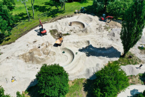 13.07.2022. Kielce. Budowa pumptracka / Fot. Jarosław Kubalski - Radio Kielce