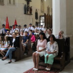 03.07.2022. Wiślica. Pożegnanie ks. proboszcza Wiesława Stępnia / Fot. Marta Gajda-Kruk