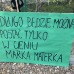 04.07.2022 Starachowice. Protest w sprawie wycinki drzew / Fot. Anna Głąb - Radio Kielce