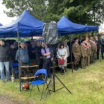 10.07.2022. Wola Grojecka. Uroczystości w 78. rocznicę potyczki oddziału Tomasza Wojcka „Tarzana” z Niemcami / Fot. Anna Głąb - Radio Kielce