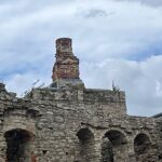 17.07.2022. Krzyżtopór. Prace remontowe / Fot. Anna Głąb - Radio Kielce