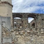 17.07.2022. Krzyżtopór. Prace remontowe / Fot. Anna Głąb - Radio Kielce