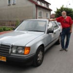 09.07.2022. Opatowiec. XVII Rajd Pojazdów Zabytkowych Szlakiem Republiki Partyzanckiej. Na zdjęciu: Marek Krupa - prezes kazimierskiego koła Automobilklubu Kieleckiego / Fot. Marta Gajda-Kruk - Radio Kielce