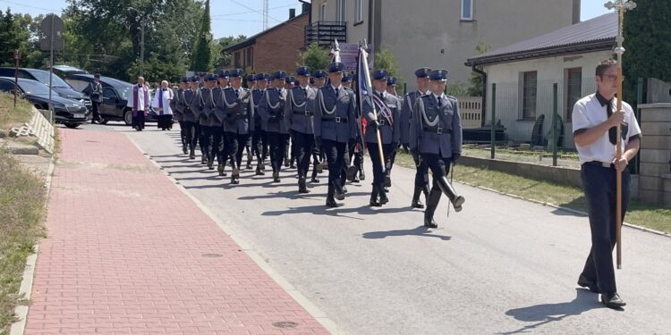 21.07.2022. Mirzec. Pogrzeb aspiranta Marcina Przygody / Fot. Anna Głąb - Radio Kielce