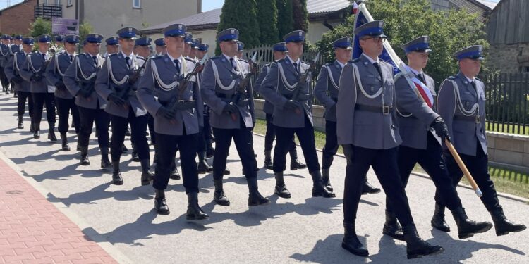 21.07.2022. Mirzec. Pogrzeb aspiranta Marcina Przygody / Fot. Anna Głąb - Radio Kielce