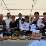 17.07.2022. Skalbmierz. Powiatowe eliminacje 7. „Bitwy regionów”. Koło Gospodyń Wiejskich z Broniszowa. / Fot. Marta Gajda-Kruk - Radio Kielce