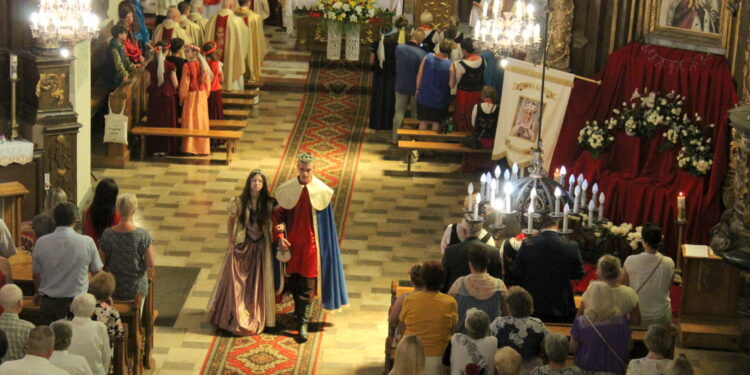 23.07.2022. Nowy Korczyn. Kingonalia. Msza św. w sanktuarium św. Kingi / Fot. Marta Gajda-Kruk - Radio Kielce