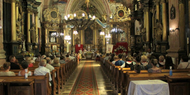 23.07.2022. Nowy Korczyn. Kingonalia. Msza św. w sanktuarium św. Kingi / Fot. Marta Gajda-Kruk - Radio Kielce