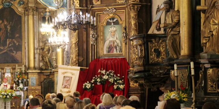 23.07.2022. Nowy Korczyn. Kingonalia. Msza św. w sanktuarium św. Kingi / Fot. Marta Gajda-Kruk - Radio Kielce