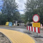 15.07.2022. Sandomierz. Remont ulicy Żółkiewskiego / Fot. Grażyna Szlęzak - Radio Kielce