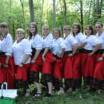 24.07.2022. Busko-Zdrój. Eliminacji „Bitwy regionów”. Na zdjęciu: Koło Gospodyń Wiejskich z Balic - zwycięzcy 7. eliminacji „Bitwy regionów” / Fot. Marta Gajda-Kruk