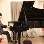 24.07.2022. Busko-Zdrój. Koncert finałowy XXVII Międzynarodowego Festiwau „Lato z Chopinem” im. Barbary Hesse- Bukowskiej w Busku-Zdroju. Na zdjęciu: Haruki Tekeuchi - japoński pianista / Fot. Marta Gajda-Kruk