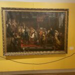 Oryginalne obrazy Matejki w sandomierskim zamku - Radio Kielce 15.07.2022. Sandomierz. Muzeum Zamkowe. Otwarcie wystawy prac Jana Matejki /Fot. Grażyna Szlęzak - Radio Kielce