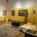 Oryginalne obrazy Matejki w sandomierskim zamku - Radio Kielce 15.07.2022. Sandomierz. Muzeum Zamkowe. Otwarcie wystawy prac Jana Matejki /Fot. Grażyna Szlęzak - Radio Kielce