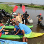 30.07. 2022. Pińczów. IV Spływ Kajakowy im. Jerzego Głowackiego / Fot. Marta Gajda-Kruk - Radio Kielce