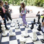 12.07.2022. Kielce. Wakacyjna Szkoła Szachowa Radia Kielce / Fot. Wiktor Taszłow - Radio Kielce