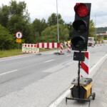 12.07.2022. Kielce. Prace remontowe na ul. Radomskiej / Fot. Wiktor Taszłow - Radio Kielce