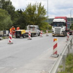 12.07.2022. Kielce. Prace remontowe na ul. Radomskiej / Fot. Wiktor Taszłow - Radio Kielce