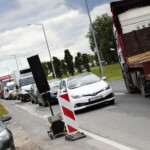 12.07.2022. Kielce. Prace remontowe na ul. Radomskiej / Fot. Wiktor Taszłow - Radio Kielce