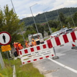 12.07.2022. Kielce. Prace remontowe na ul. Radomskiej / Fot. Wiktor Taszłow - Radio Kielce